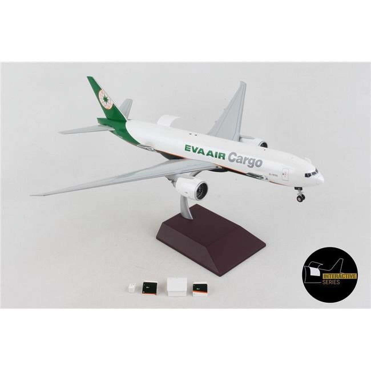 1-200 Scale Registration No.B-16781 Interac Eva Air Cargo 777-200LRF Model Aircraft Toy
