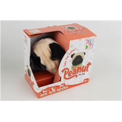 Picture of Pugs At Play PAP28 6.5 x 3.5 x 6 in. Pugs at Play Peanut Walking Dog Plush Toy