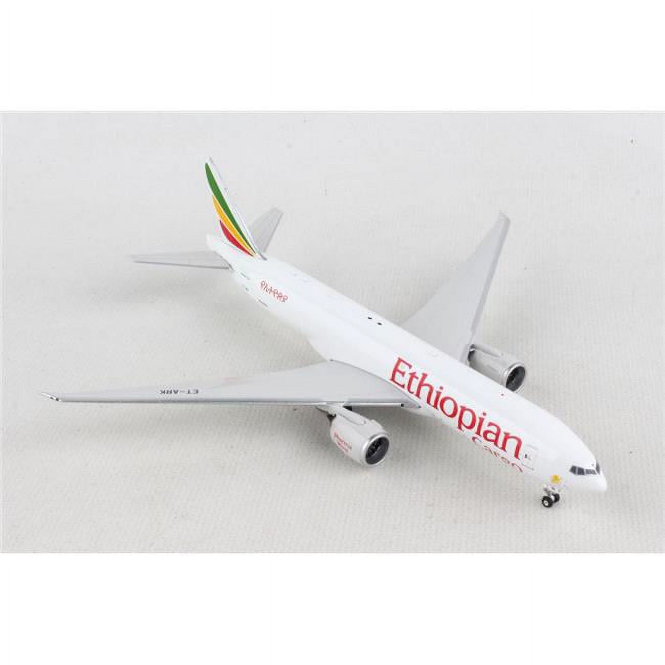 Picture of Phoenix PH2279 1-400 Scale Registration No.ET-ARK Phoenix Ethiopian Cargo 777F Model Aircraft Toy