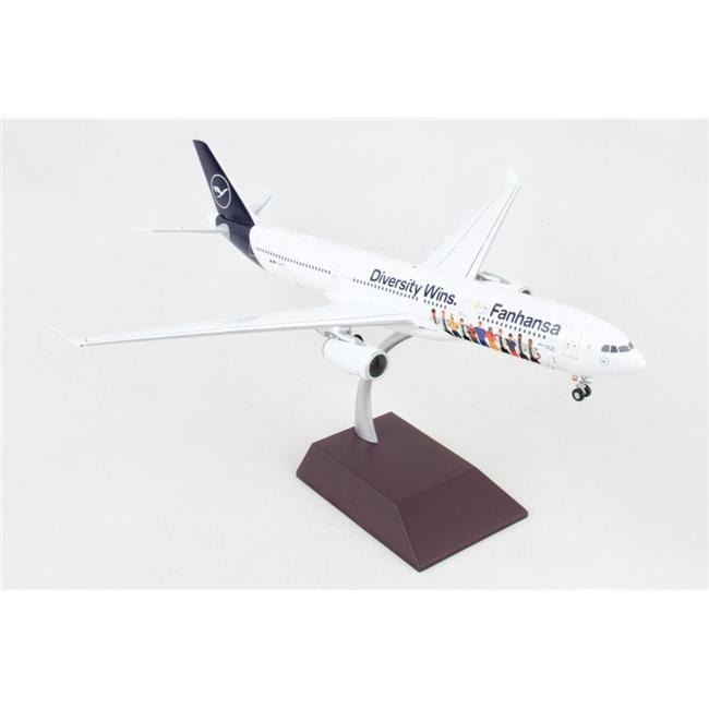 1-200 Scale Lufthansa A330-300 Fanhansa Diversity Wins Model Airplane
