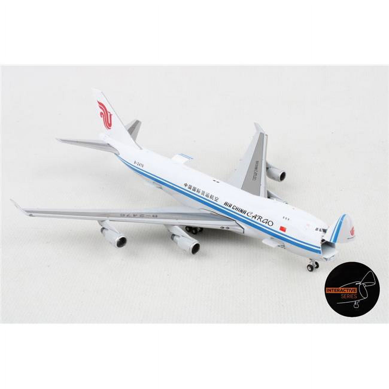 1-400 Scale Boeing 747-400F Commercial Aircraft Air China Cargo White with Blue Stripes Diecast Model Airplane -  Toyopia, TO3479814