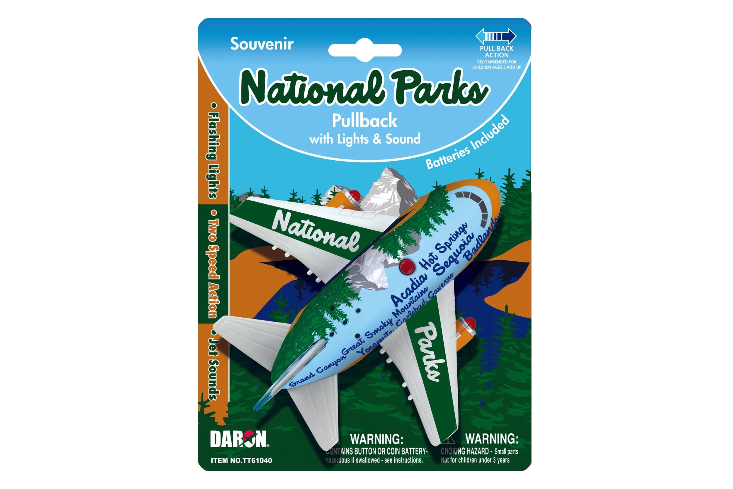 Picture of Toytech TT61040 National Parks Pullback Mode Plane Toy with Lights & Sound