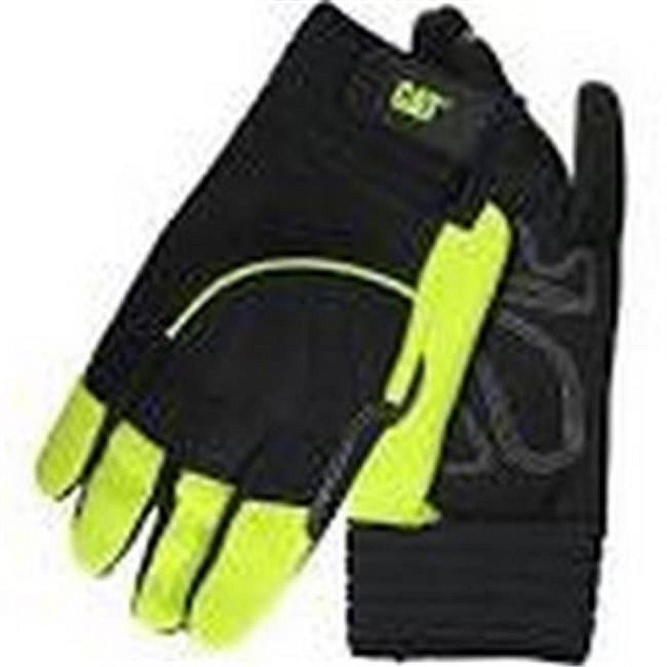 CAT012224L Hi-Vis Pro Series Mechanics Glove  Large