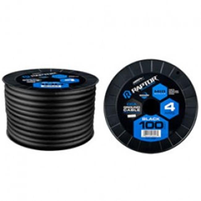 R4BK4100 100 ft. Mid-Series Power Cable - 4 AWG CCA in Black