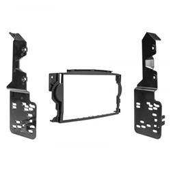Double DIN Matte Black Stereo Dash Kit for Acura TL 04-08