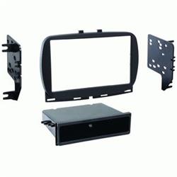 2-DIN Mounting Kit - Black - Compatible with 2017-Up Ford F-Series XL - No CD Player