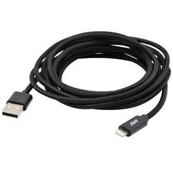 MB06623 10 ft. Lightning Charge & Sync Cable  Black
