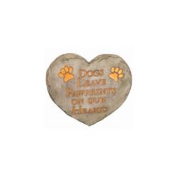 13237S 9 in. Stepping Stone - Dogs Pawprints