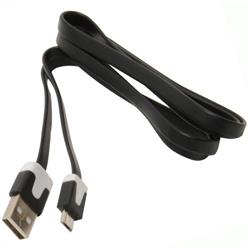 Picture of MobileSpec MSMICROBK10G 3 ft. Charge &amp; Sync Micro to USB Cable Black 