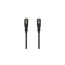 Picture of MobileSpec MBS06900 6 ft. 18W Lightning to USB-C Charge &amp; Sync Cable Black