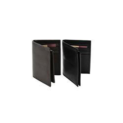 Picture of Blackcanyon Outfitters BCO5654RFID RFID Bifold Wallet with L-Shape  Black &amp; Brown