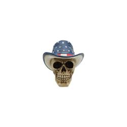P754752 Skull with American Cowboy Hat