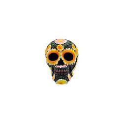 Skull with Black Day of the Dead Design 2