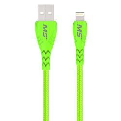 Mobile Spec  10 ft. Lightning to USB Hi-Vis Charge & Sync Cable  Green