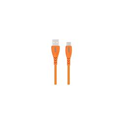 10 ft. Micro to USB-C Hi-Vis Charge & Sync Cables  Orange