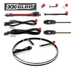 XKGLOW Wheel Ring Light Kit XKchrome App Controlled w/ Turn Signal Function - 4pc (XK-WHEEL-KIT, XK-WHEEL-KIT-AD) (249016)