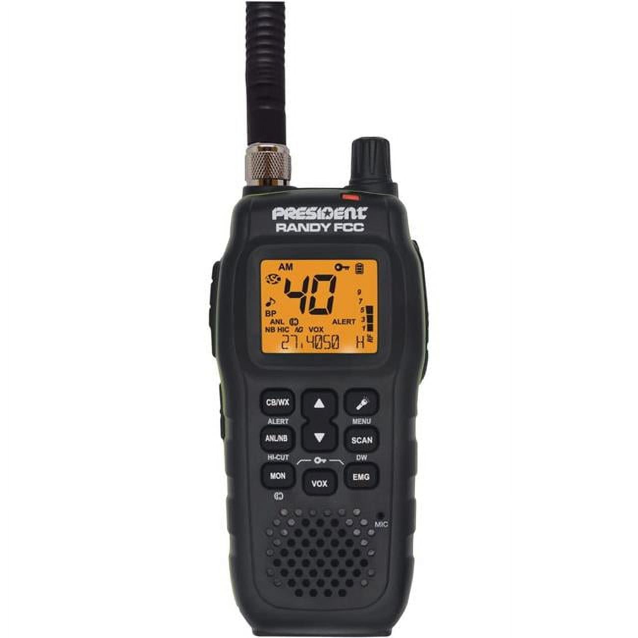 Picture of President Electronics RANDYII Handheld Radio with LCD Screen&#44; Large