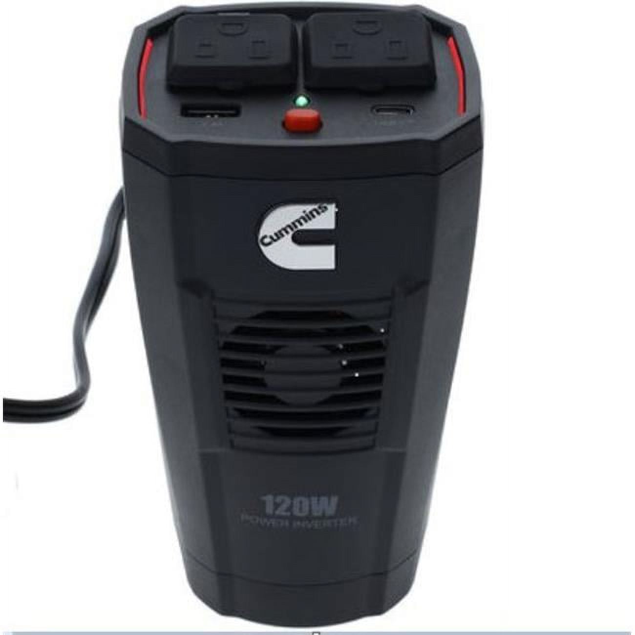 CMN120C 120W Cupholder Power Inverter with Dual AC Outlets DC to AC inverter -  Cummins