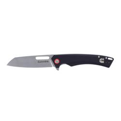 CMN4725 3.5 in. Pocket Knife Blade Liner Lock Tactical Folding Knife - High Carbon Steel Ball-Bearing Open Close, Black