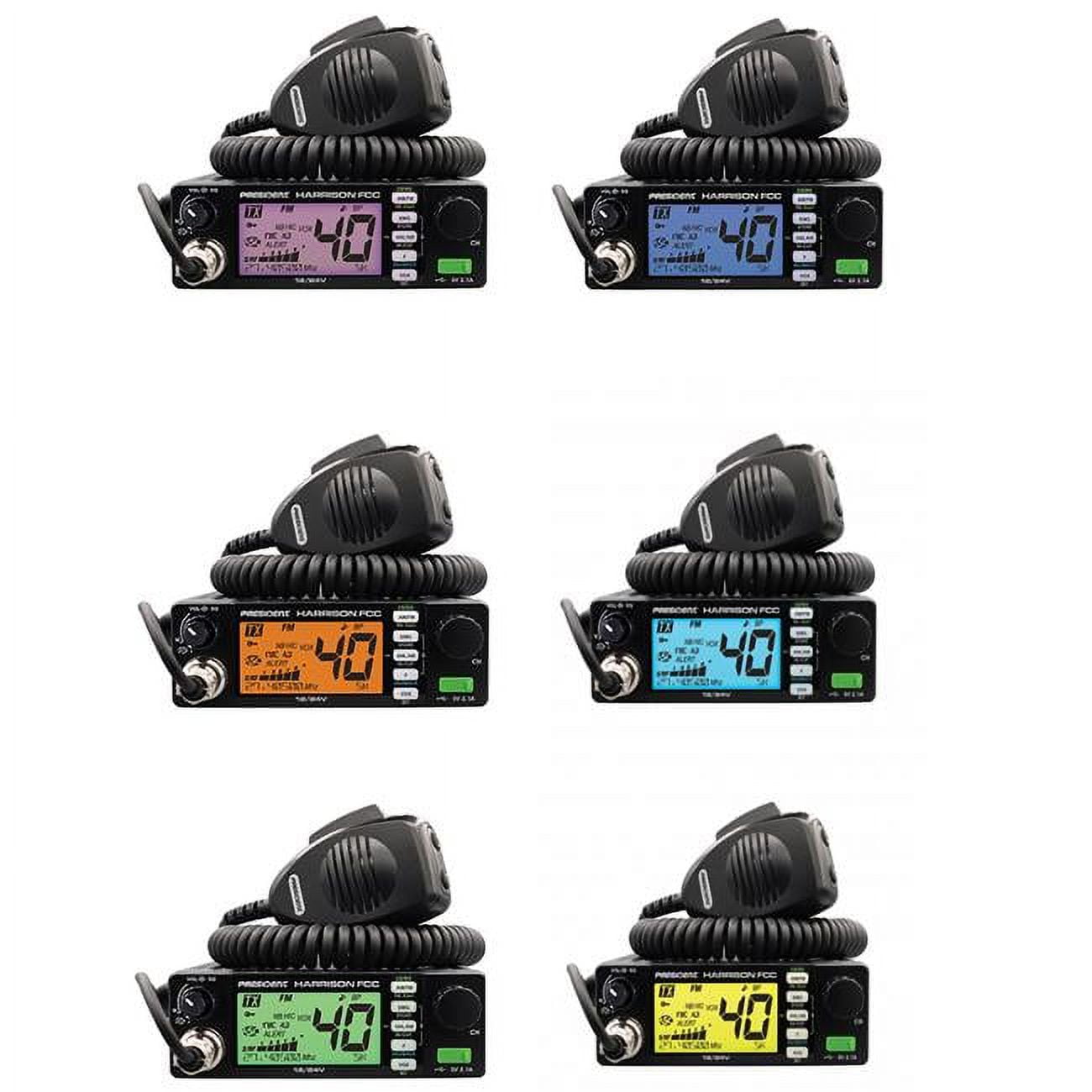 FCC AM-FM Mobile CB Radio Cable with CTCSS-D, Black