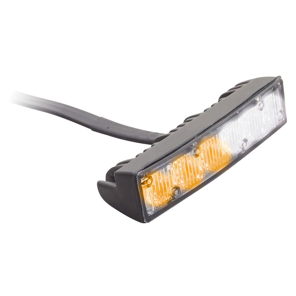 HEMUGRL6WA 4.1 in. 6 LED Grille Mark Lights, White & Amber