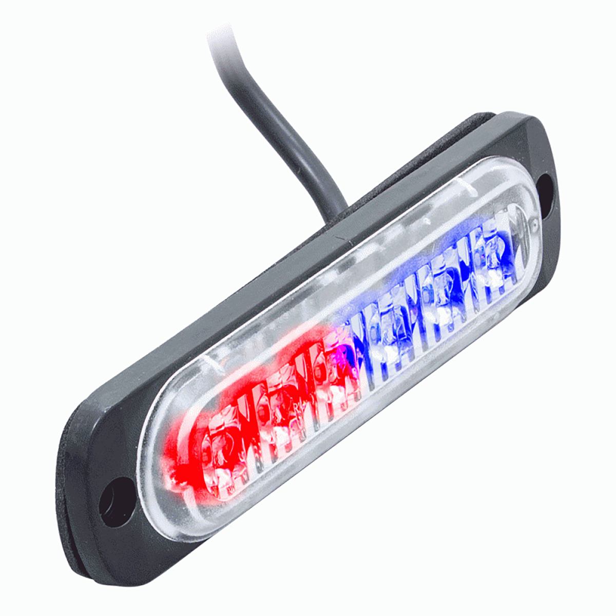 HEMULTE6BR 4.4 in. 6 LED Bi-Color Marker Lights, Blue & Red