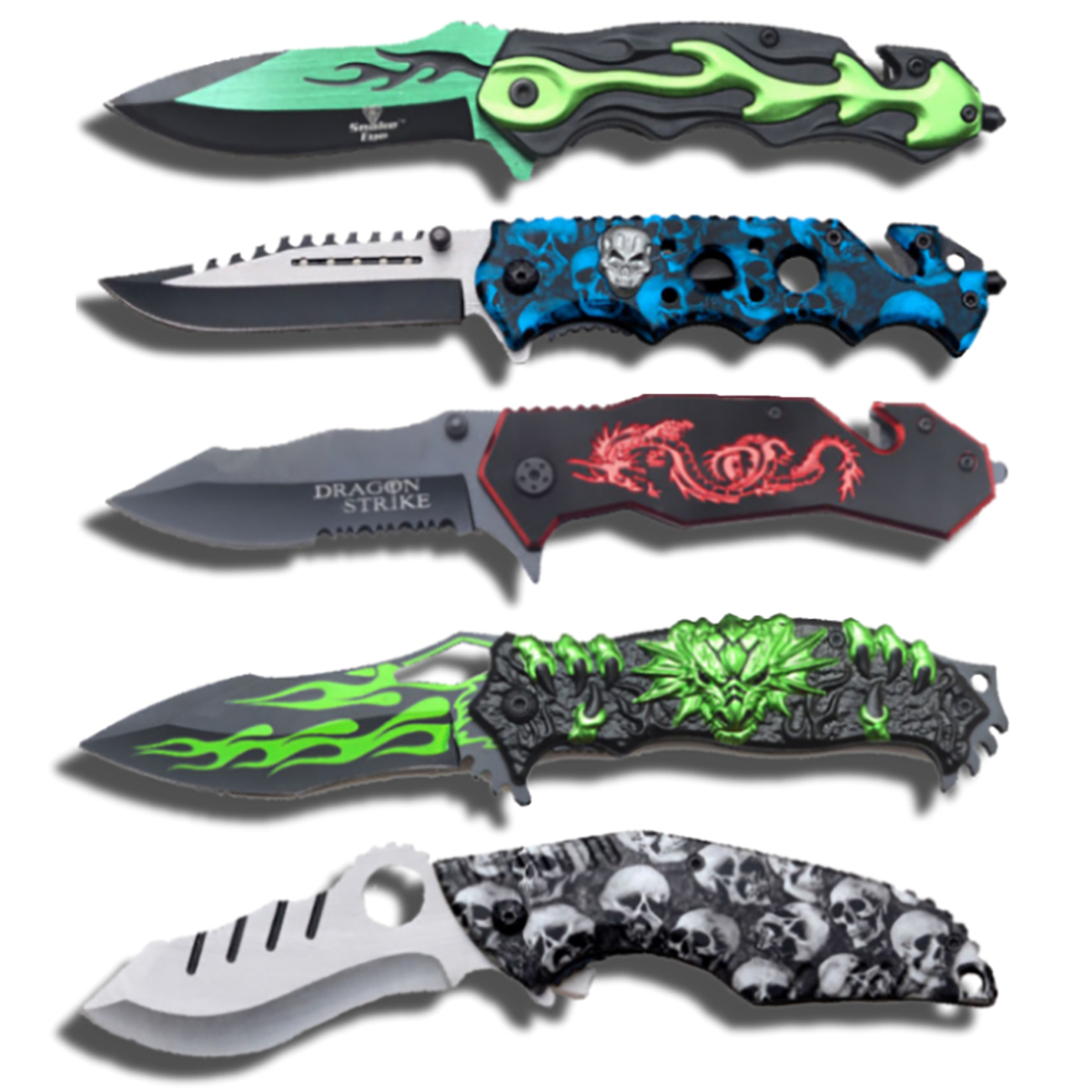 TCFANTASY 12 Piece Fantasy Knife - Assorted Color