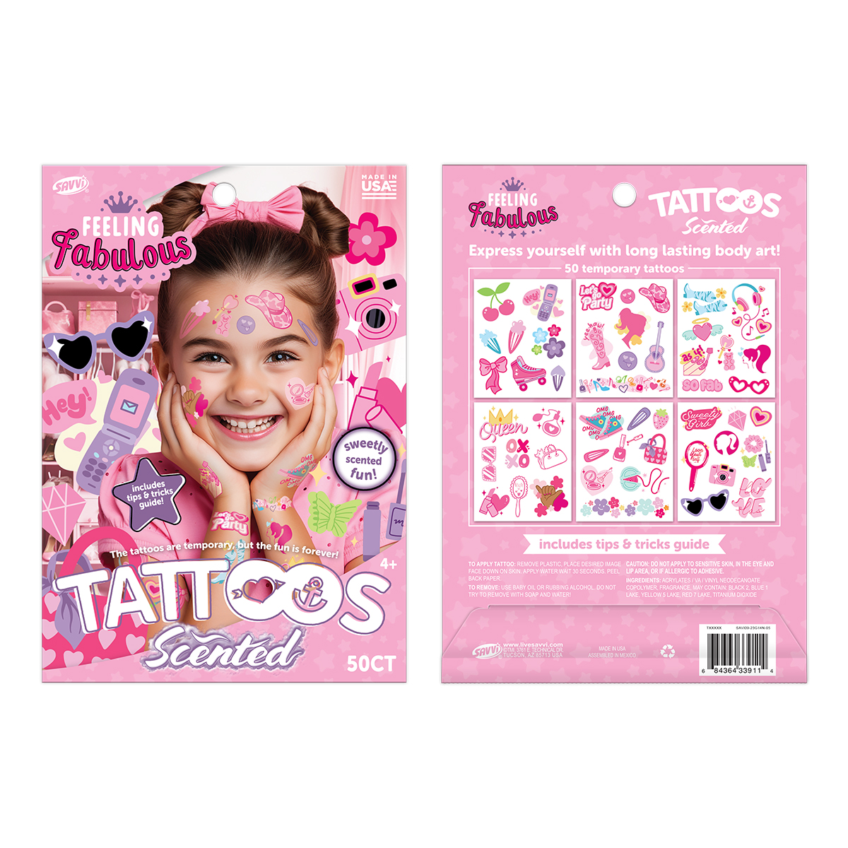 SV35121 Tattoo Pouch Feeling Fab Scented