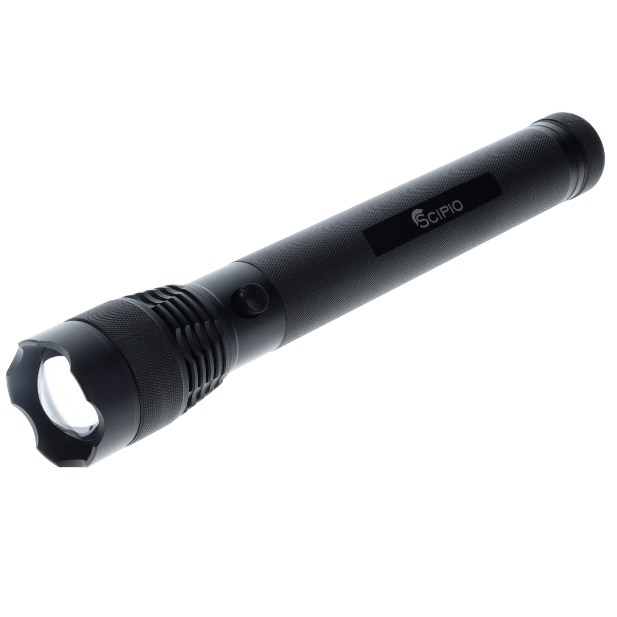 S3201G 12 in. Aluminum 500 Lumens Camping EDC Tactical Flashlight - Black