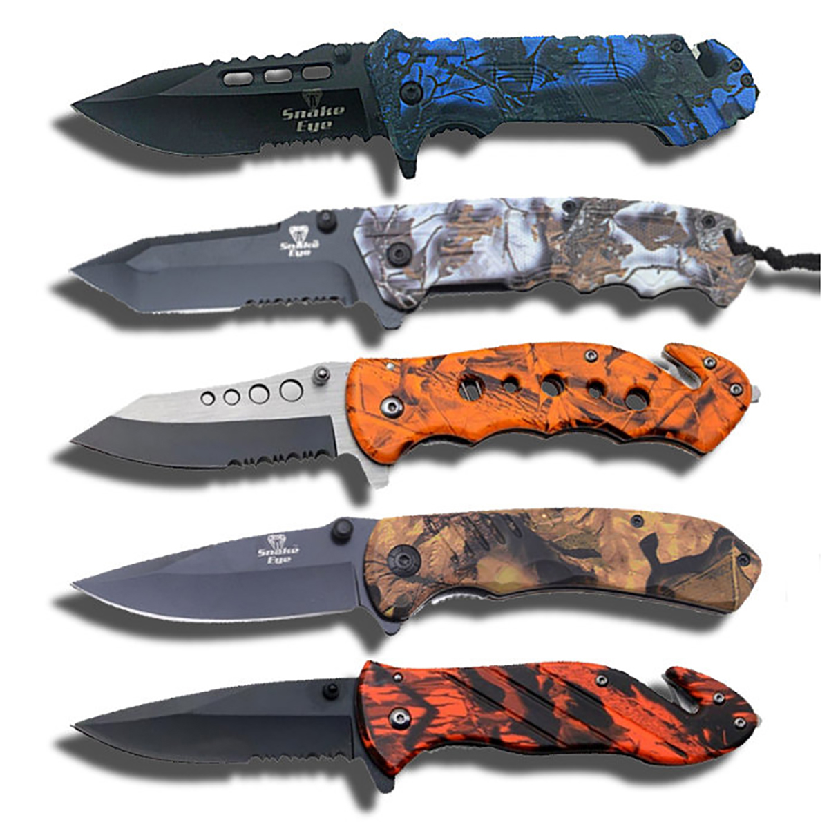 TCOUTDOOR 12 Piece Outdoor Knife - Assorted Color