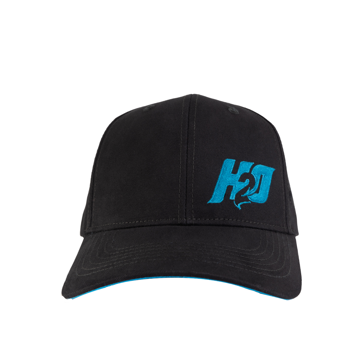 CAP01A Mens & Womens Cotton Baseball Cap - Water-Theme Pool Guard Sun Protection Trucker - Black