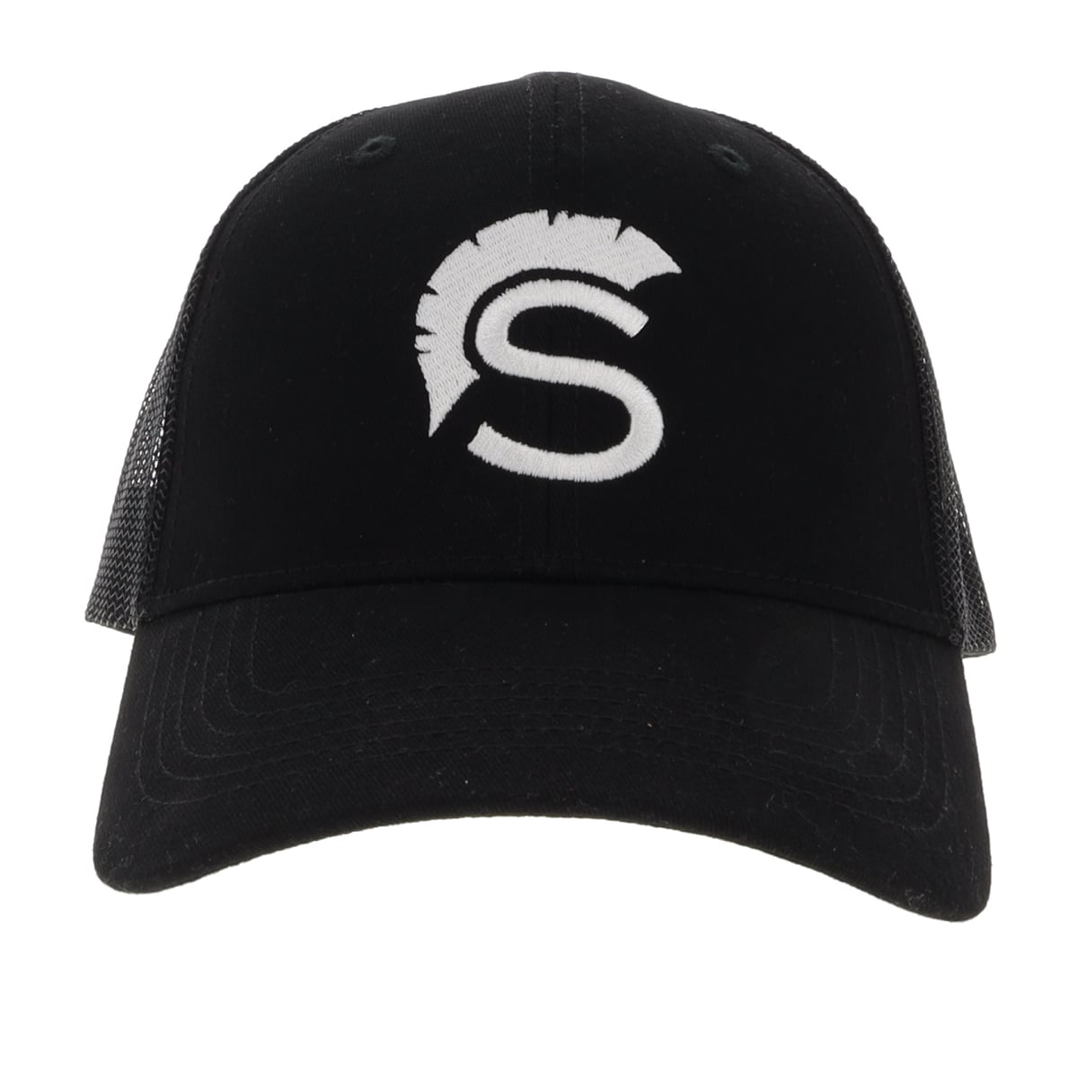 SCPPTHBLK Black & White Logo Design Tactical Adjustable Operator Hat