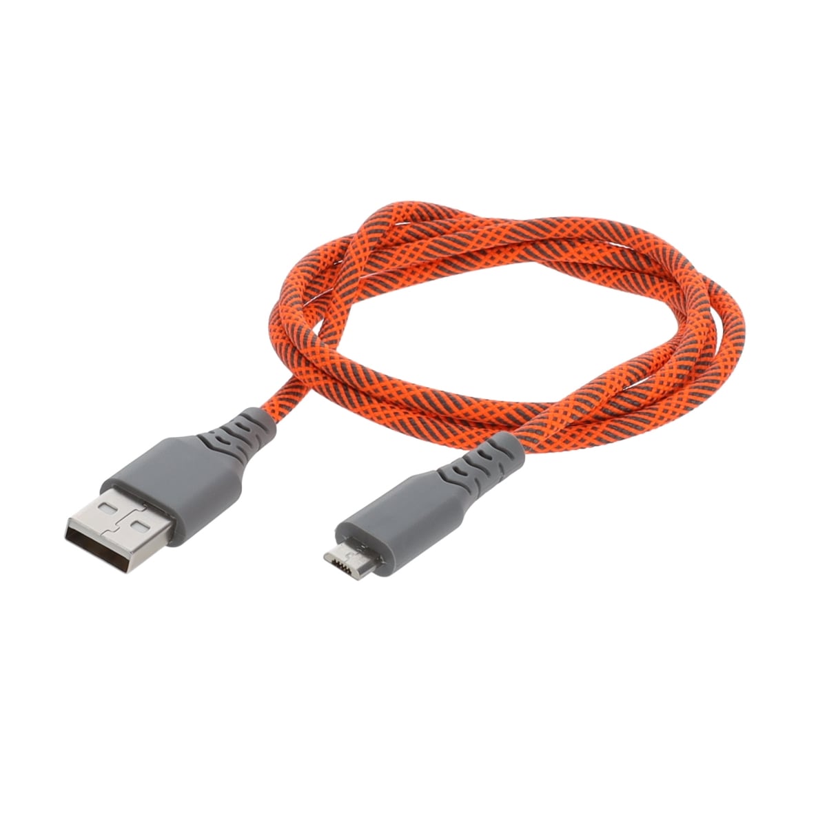 Rove RV3FTMUSB 3 ft. Micro to USB Braided Cable for Mobile Devices - Assorted Color