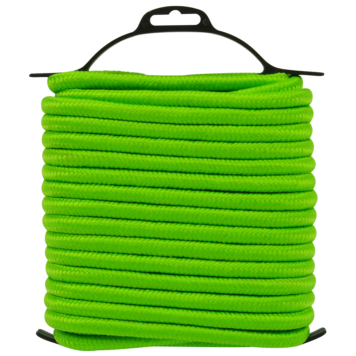 RP890006GR 0.375 in. x 50 ft. Multipurpose Utility Cord 400 lbs Break Strength Neon Poly Rope - Green