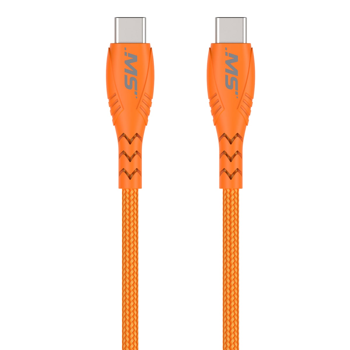 MB06736 10 ft. Hi Vis USB-C to USB-C Cable - Orange