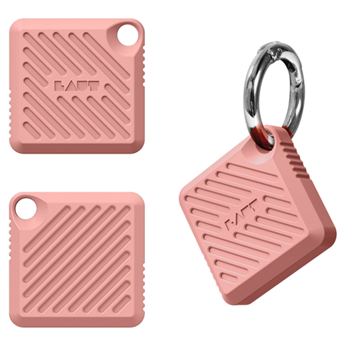 LATCADP Capsule impact Air Tag Case - Blush Pink
