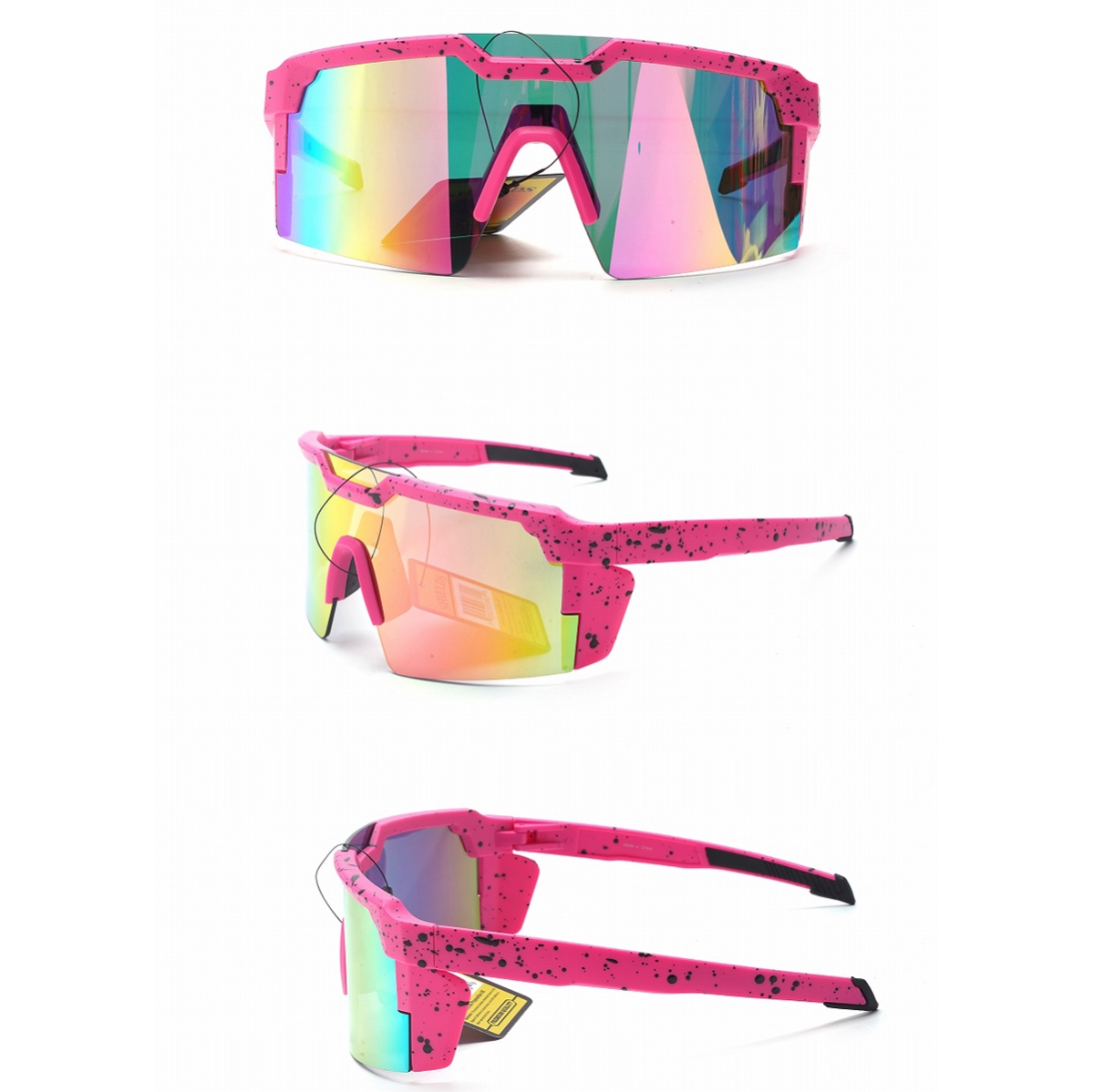 Sports Sunglasses - Pink - Lightweight - UV400 Protection