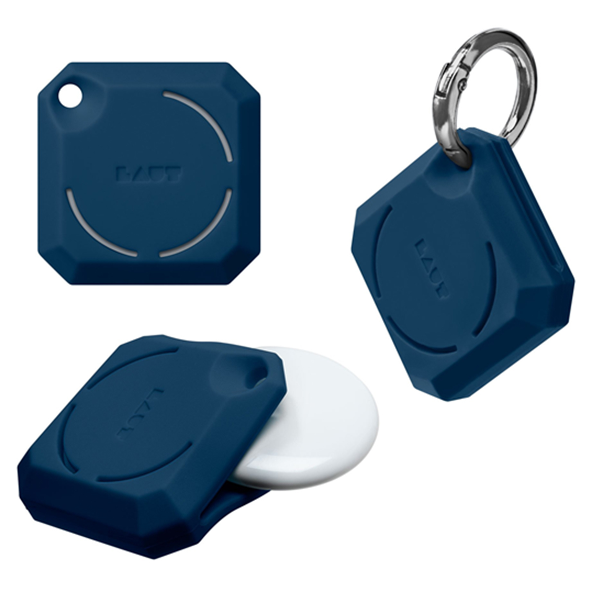 LATHGBL Huex Gems Air Tag Case Navy