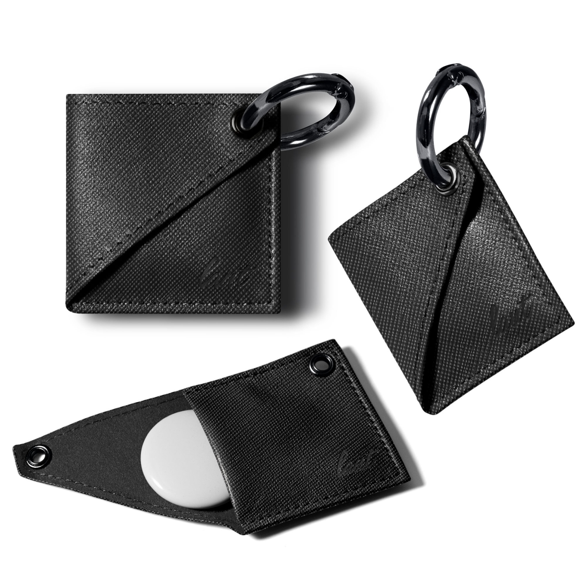 LATPRBK Prestige Air Tag Case - Black