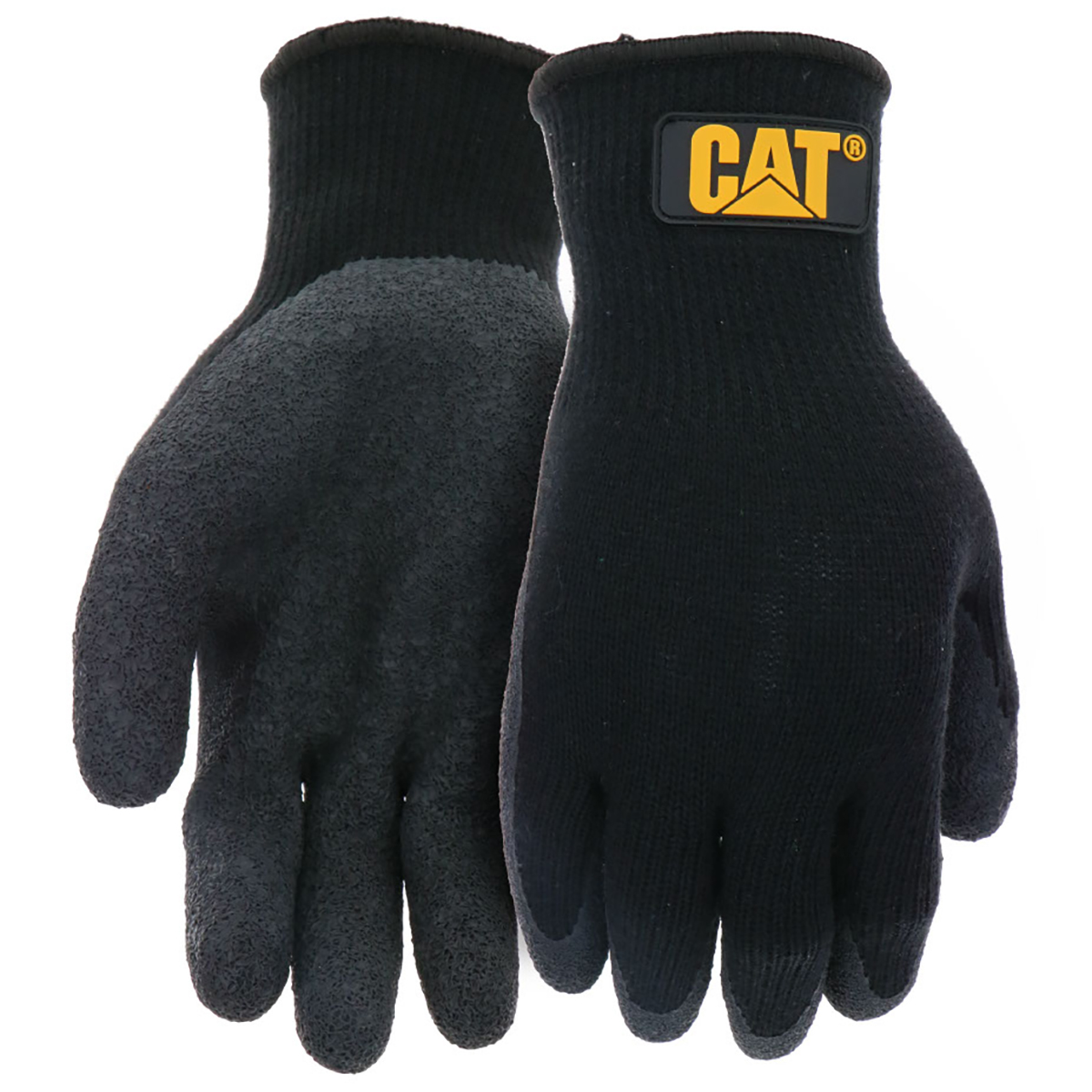 CAT017403XL Latex Palm Gloves - Black - Extra Large