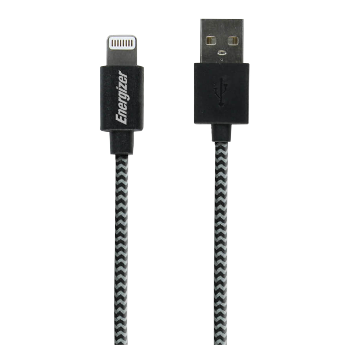 ENGNBSYLCBK Nylon Braided Lightning Cable - 8 ft.
