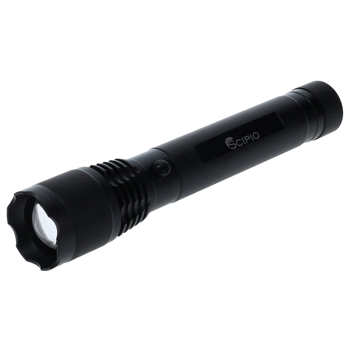 S3201E 8.5 in. Aluminum 350 Lumens Camping EDC Torch Lightweight Tactical Flashlight - Black
