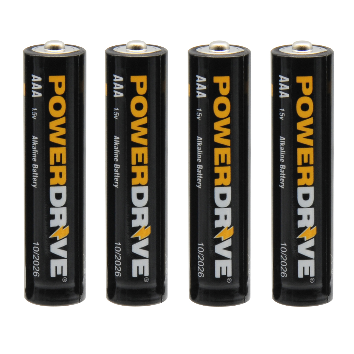 PD4AAA Alkaline Triple AAA Batteries - Pack of 4