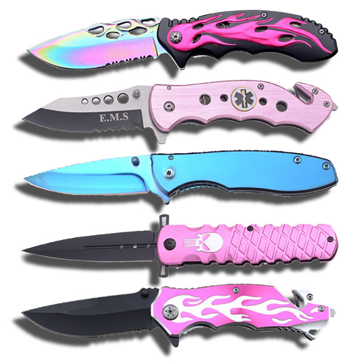 TCLADIES 12 Piece Ladies Knife - Assorted Color