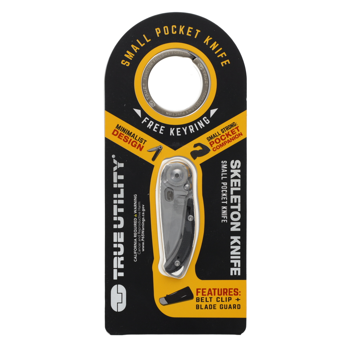 TRUKNF0004 1.5 in. Skeleton Knife with Keyring