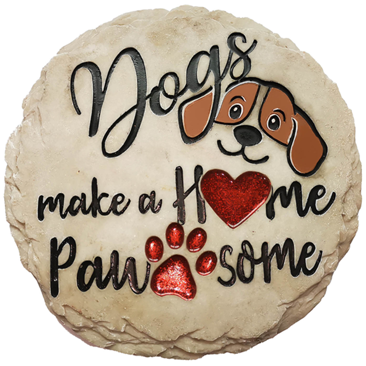 13348S Dogs Make a Home Stepping Stone