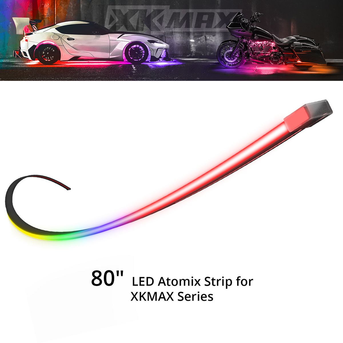 MXBG80R 80 in. Atomix Flex Body Gap LED Accent Lights
