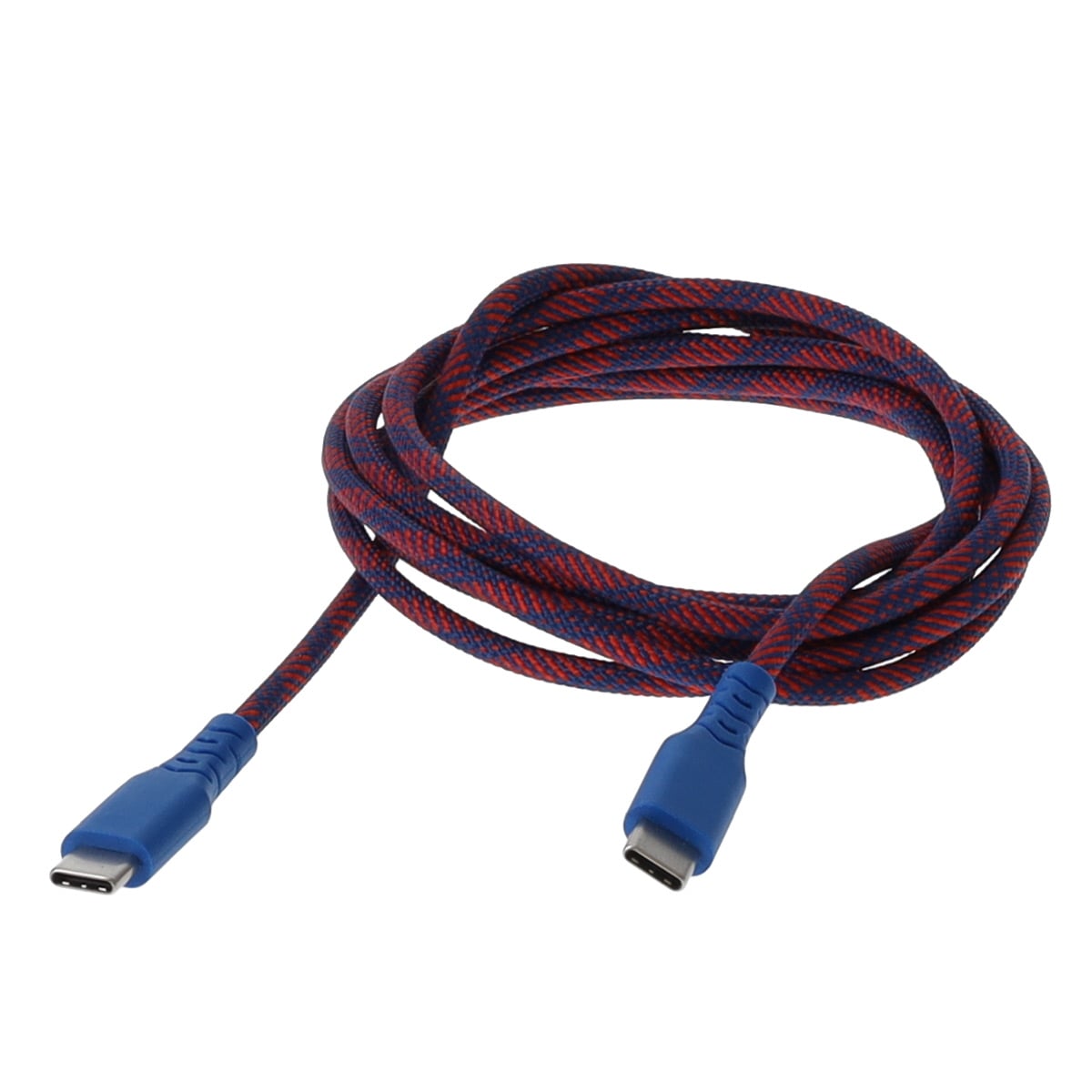 Rove RV6FTUSBCC 6 ft. USB-C to C Long Charging Cord Braided Cable for Mobile Devices - Assorted Color