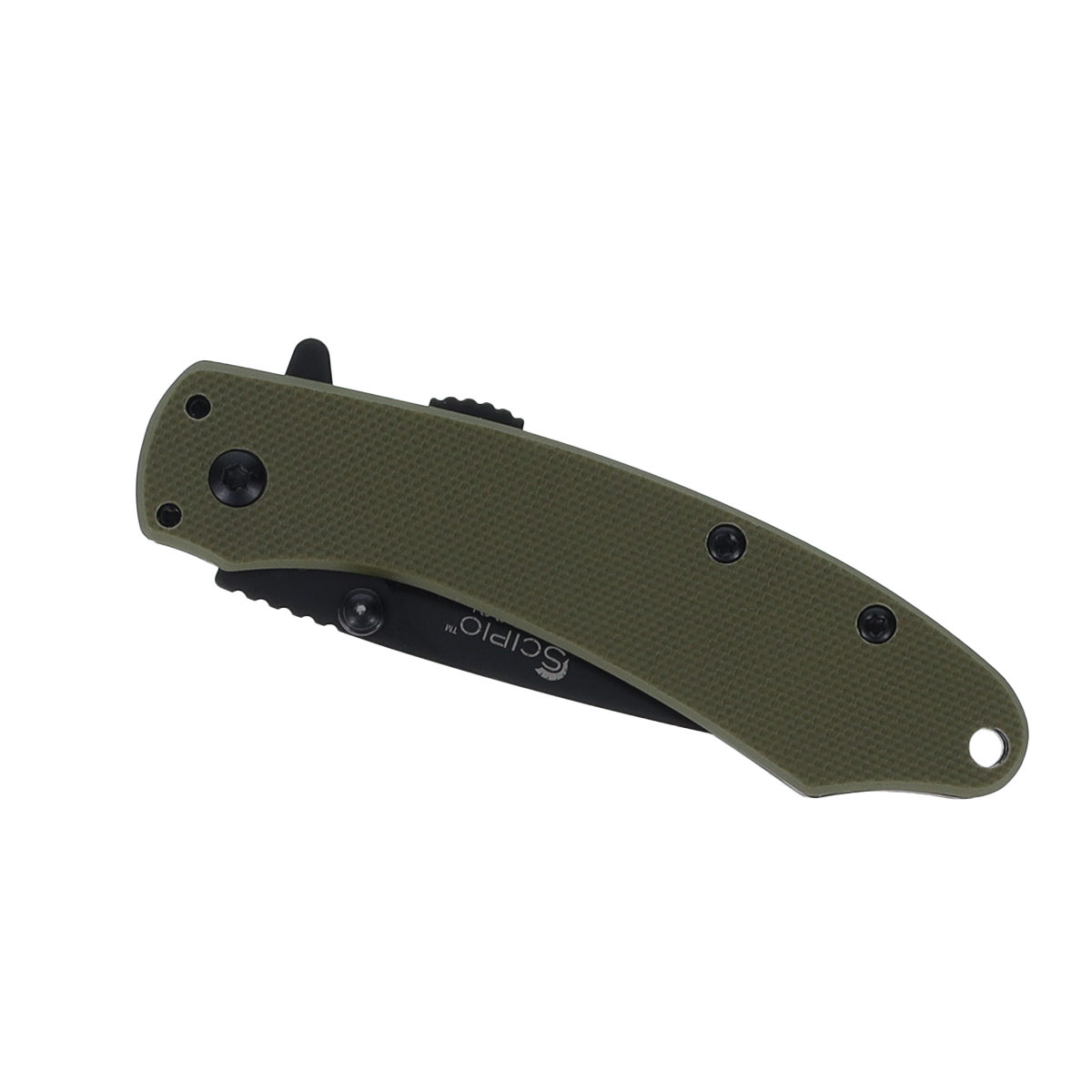ST067G Stainless Steel Pocket Folding Knife - 2.75 in. Blade G10 Handle Ember Assisted-Opening - Green