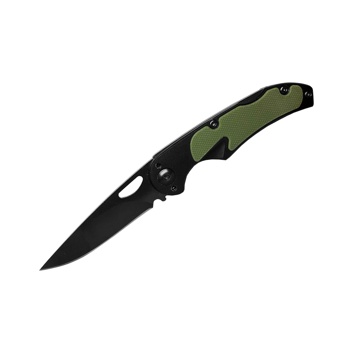 ST062G Green Lockback 2.75 in. Blade Everyday Carry Pocket Folding Knife